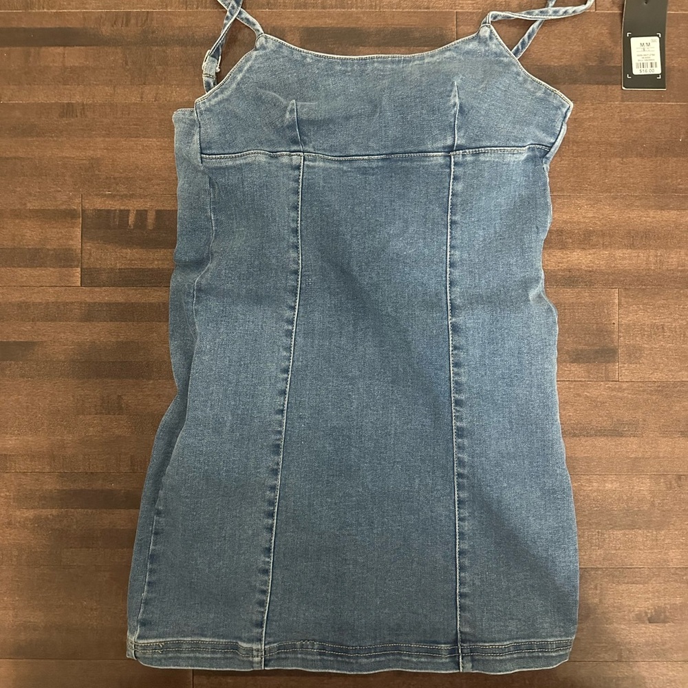 Stylish Blue Denim Dress